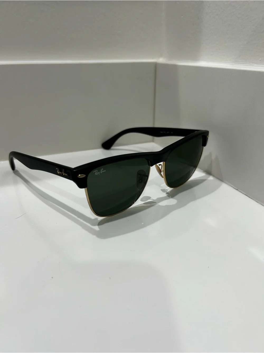 Ray-Ban Black Clubmaster Sunglasses Oversized